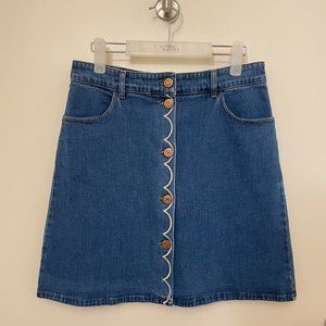 See By Chloe Denim Mini Skirt